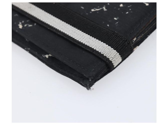 Cartera larga CHANEL Travel Line de lona negra CC Auth bs37172 Negro - vista 16