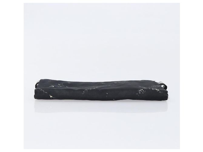 Cartera larga CHANEL Travel Line de lona negra CC Auth bs37172 Negro - vista 4