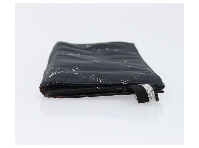 Cartera larga CHANEL Travel Line de lona negra CC Auth bs37172 Negro - vista 6