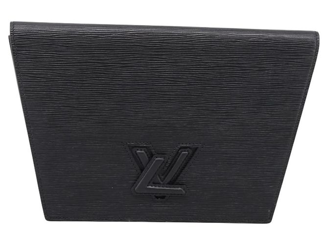 LOUIS VUITTON Epi Trapeze Clutch Tasche Schwarz M80165 LV Auth mr2951 - Ansicht 13