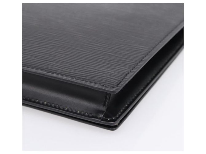 LOUIS VUITTON Epi Trapeze Clutch Tasche Schwarz M80165 LV Auth mr2951 - Ansicht 15