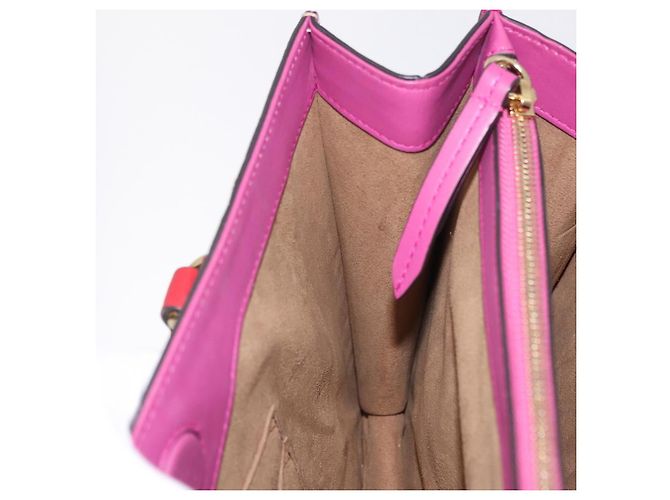Borsa a mano GUCCI GG Supreme PVC 2way Beige Gold 409531 Auth 203076M D'oro - vista 26