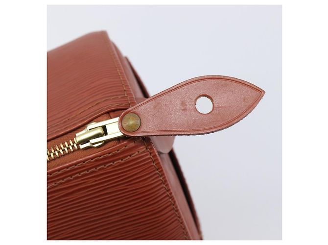 Borsa a mano LOUIS VUITTON Epi Speedy 25 Brown M43013 LV Auth ep16007A Marrone - vista 10