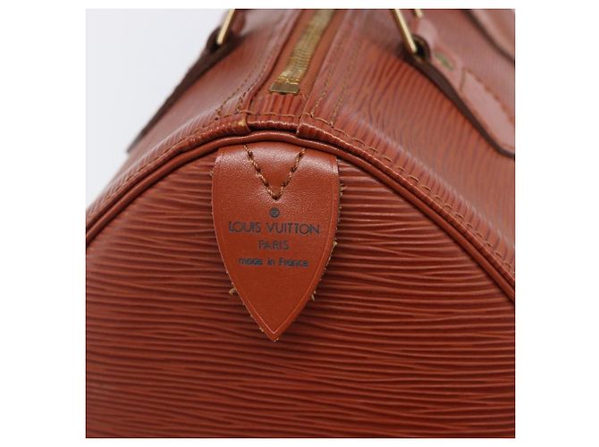 Borsa a mano LOUIS VUITTON Epi Speedy 25 Brown M43013 LV Auth ep16007A Marrone - vista 18