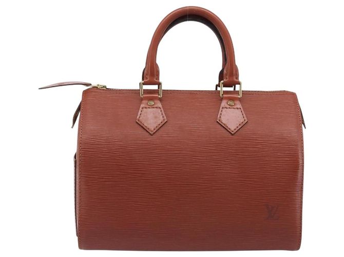 Borsa a mano LOUIS VUITTON Epi Speedy 25 Brown M43013 LV Auth ep16007A Marrone - vista 2