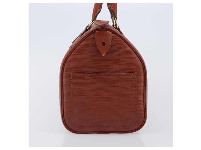 Borsa a mano LOUIS VUITTON Epi Speedy 25 Brown M43013 LV Auth ep16007A Marrone - vista 4