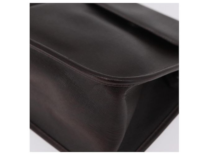 Borsa a pochette Gianni Versace in pelle marrone autentica bs37217 - vista 14
