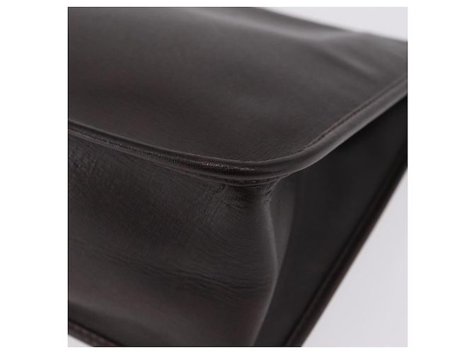 Borsa a pochette Gianni Versace in pelle marrone autentica bs37217 - vista 16