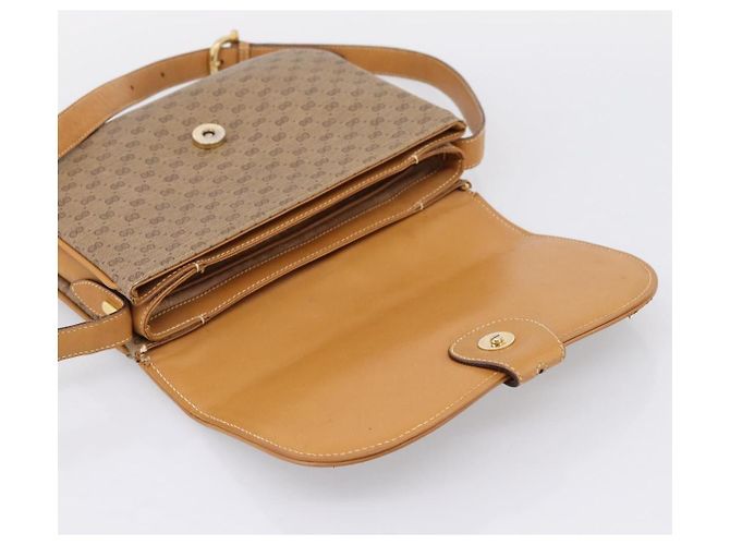Bolso de hombro GUCCI Micro GG PVC Beige Tono Dorado 001 406 1780 Auth mr3049 - vista 15