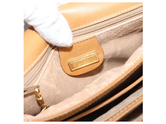 Bolso de hombro GUCCI Micro GG PVC Beige Tono Dorado 001 406 1780 Auth mr3049 - vista 16