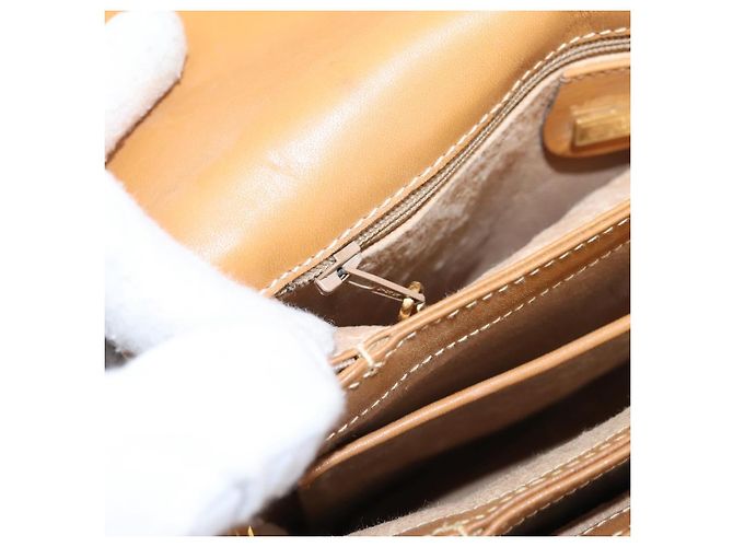 Bolso de hombro GUCCI Micro GG PVC Beige Tono Dorado 001 406 1780 Auth mr3049 - vista 22