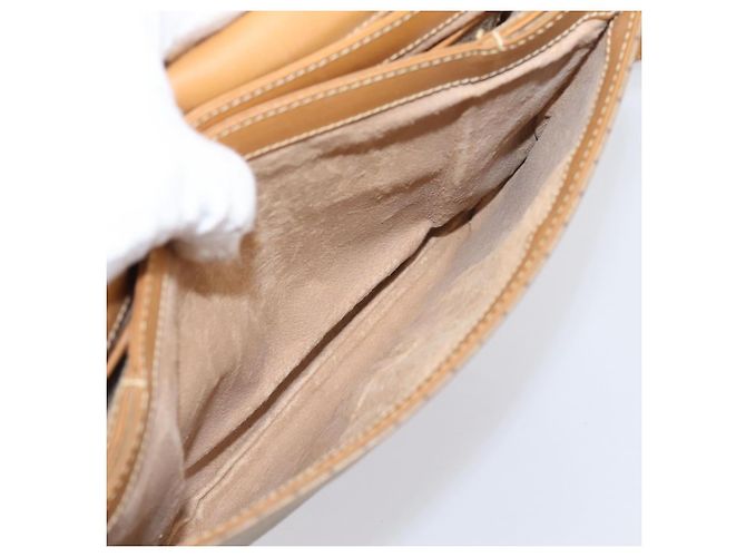 Bolso de hombro GUCCI Micro GG PVC Beige Tono Dorado 001 406 1780 Auth mr3049 - vista 24