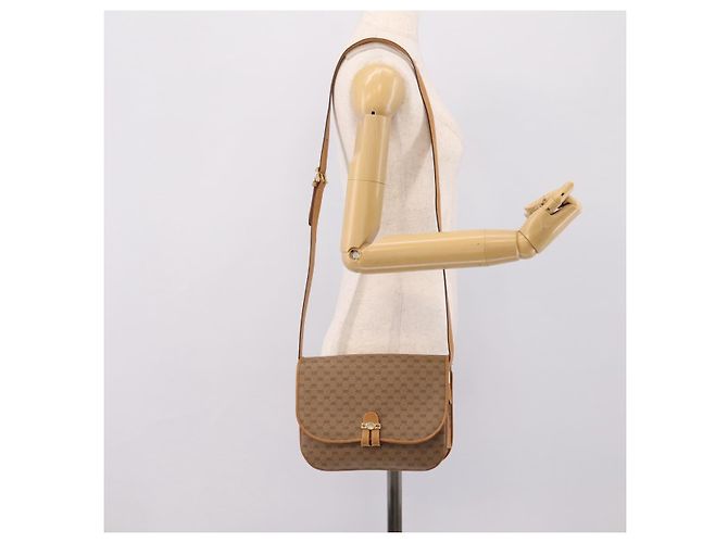 Bolso de hombro GUCCI Micro GG PVC Beige Tono Dorado 001 406 1780 Auth mr3049 - vista 28