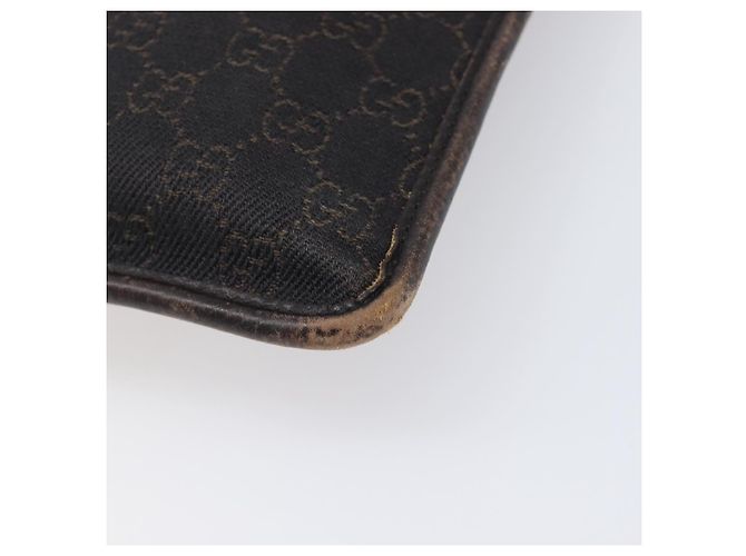 GUCCI GG Canvas Schultertasche Schwarz Silber 27639 Auth ep15846 - Ansicht 12