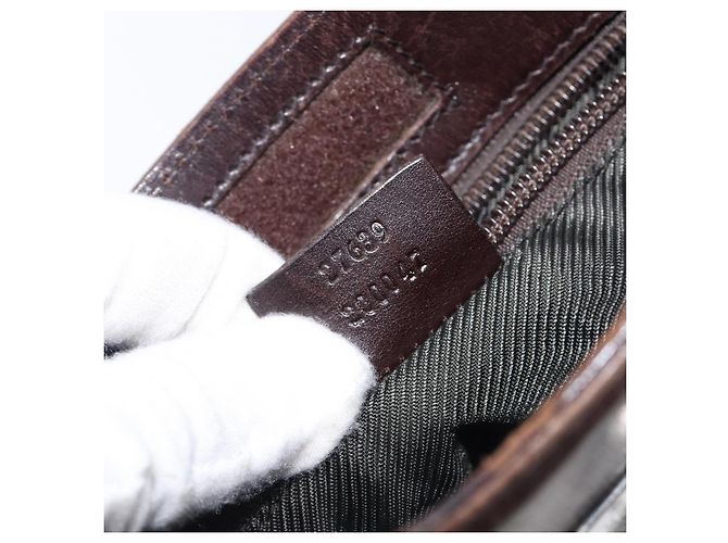 GUCCI GG Canvas Schultertasche Schwarz Silber 27639 Auth ep15846 - Ansicht 25