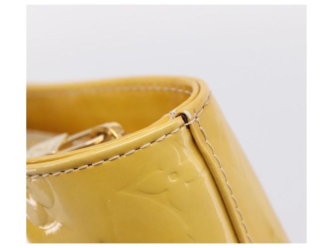 LOUIS VUITTON Monogram Vernis Houston Hand Bag Beige M91004 LV Auth gh2385 - Ansicht 10