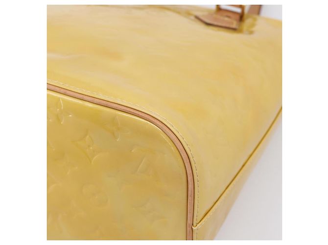 LOUIS VUITTON Monogram Vernis Houston Hand Bag Beige M91004 LV Auth gh2385 - Ansicht 15