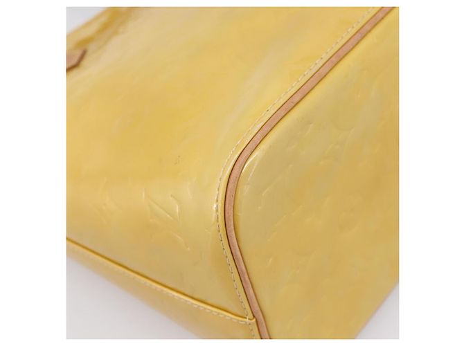 LOUIS VUITTON Monogram Vernis Houston Hand Bag Beige M91004 LV Auth gh2385 - Ansicht 16