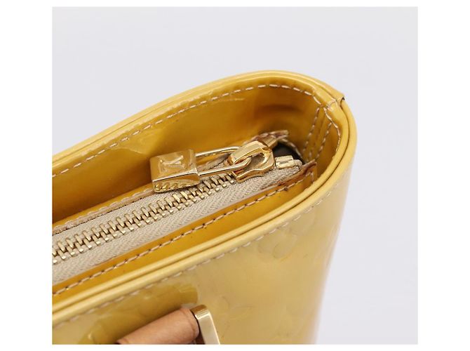 LOUIS VUITTON Monogram Vernis Houston Hand Bag Beige M91004 LV Auth gh2385 - Ansicht 17