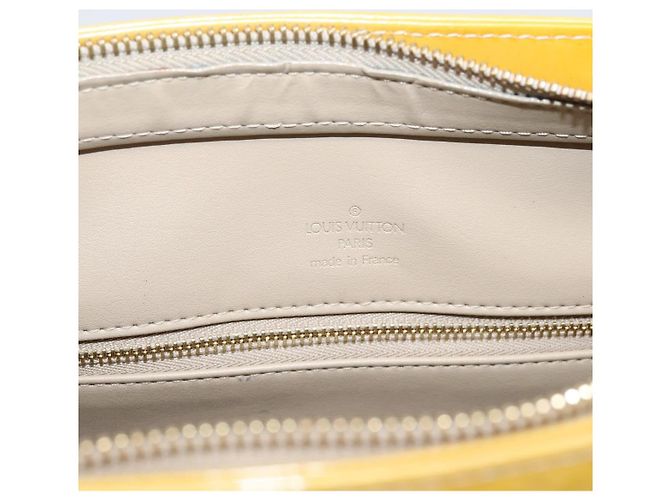 LOUIS VUITTON Monogram Vernis Houston Hand Bag Beige M91004 LV Auth gh2385 - Ansicht 18