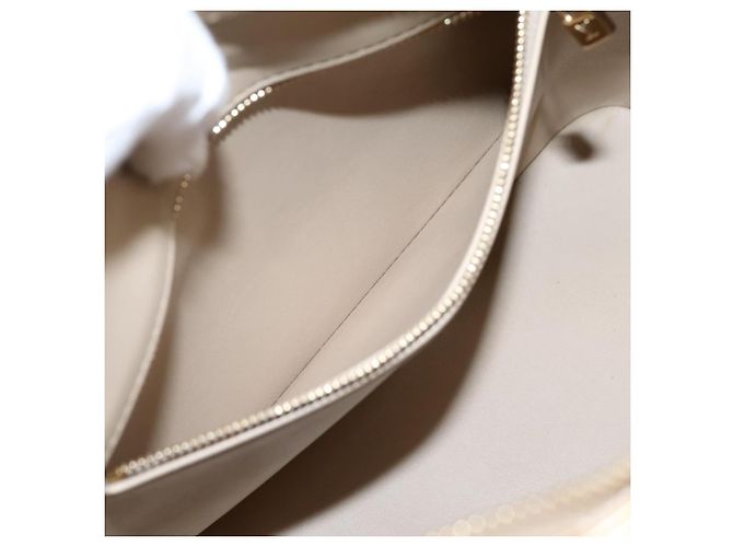 LOUIS VUITTON Monogram Vernis Houston Hand Bag Beige M91004 LV Auth gh2385 - Ansicht 22