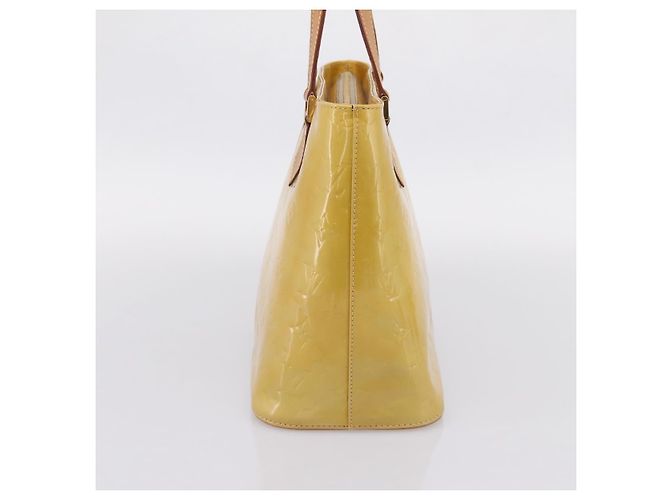 LOUIS VUITTON Monogram Vernis Houston Hand Bag Beige M91004 LV Auth gh2385 - Ansicht 3