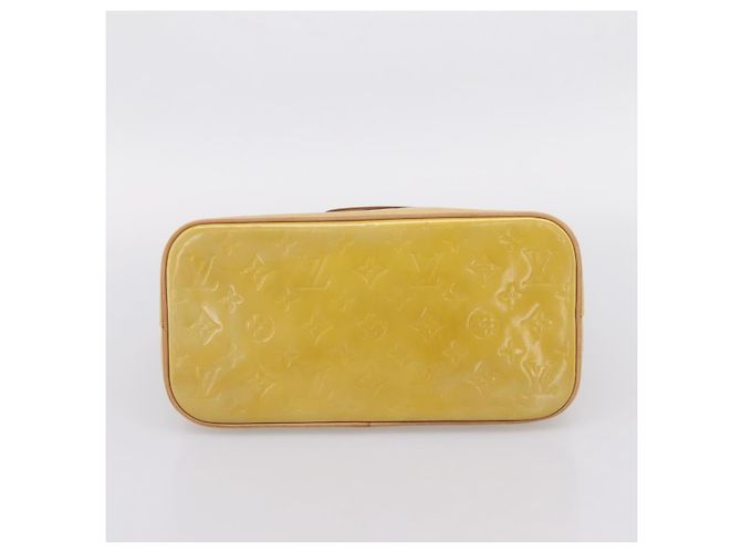 LOUIS VUITTON Monogram Vernis Houston Hand Bag Beige M91004 LV Auth gh2385 - Ansicht 5