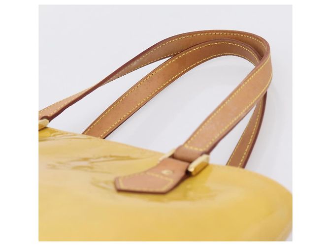LOUIS VUITTON Monogram Vernis Houston Hand Bag Beige M91004 LV Auth gh2385 - Ansicht 8