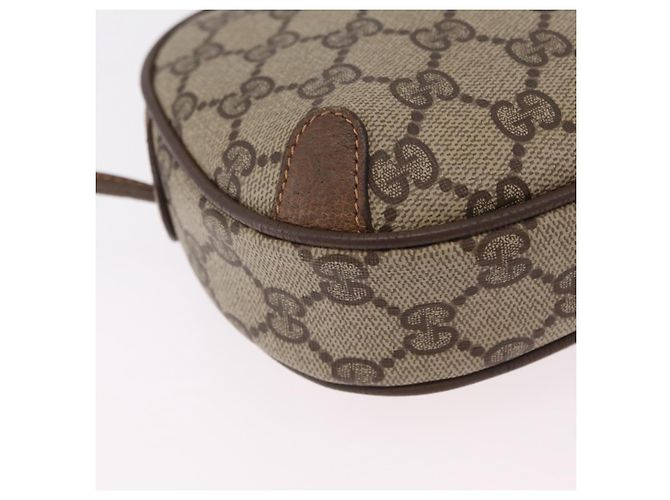 Borsa GUCCI GG Supreme Web Sherry Line PVC Beige Oro 89 02 066 Auth ka6316 D'oro - vista 13