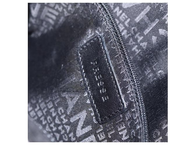 Bolso de hombro CHANEL Tweed Gray Silver CC Auth ar14307SAM Castaño Plata - vista 22
