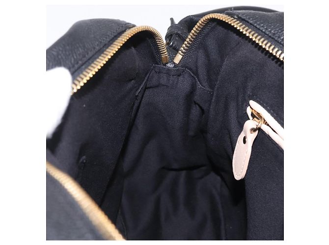 Chloé Borsa Chloe Paraty in pelle 2way Nero Oro Auth 206089V D'oro - vista 21