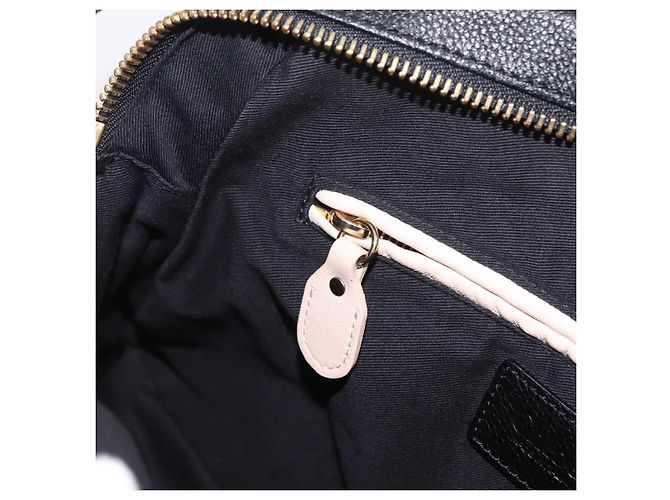 Chloé Borsa Chloe Paraty in pelle 2way Nero Oro Auth 206089V D'oro - vista 22