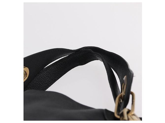 Chloé Borsa Chloe Paraty in pelle 2way Nero Oro Auth 206089V D'oro - vista 8