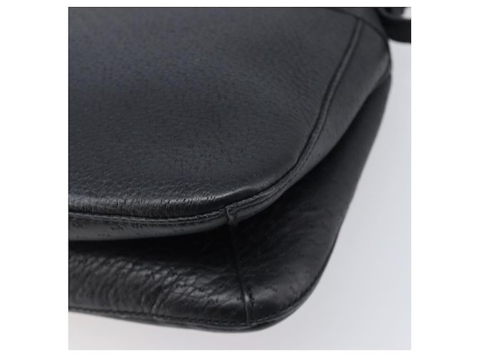 Borsa a tracolla Salvatore Ferragamo Gancini in pelle nera e oro Auth 199594 Nero D'oro - vista 16