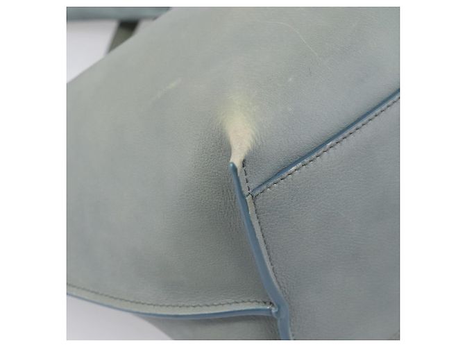 Chloé Borsa Tote Chloe Vic in pelle azzurro e tono oro Auth BA16184 Blu chiaro - vista 11