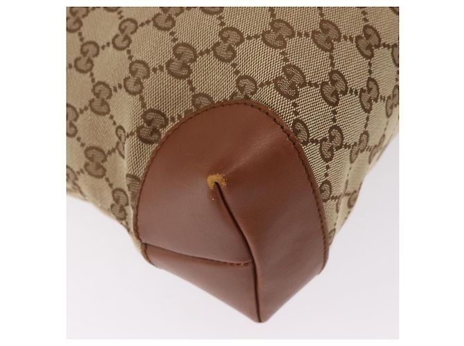 Borsa a tracolla GUCCI GG Canvas Web Sherry Line Beige Silver 308930 Auth ka6334 Argento - vista 19