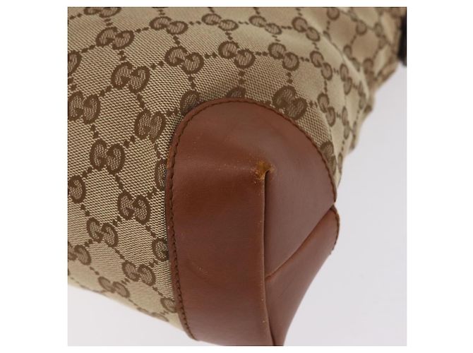 Borsa a tracolla GUCCI GG Canvas Web Sherry Line Beige Silver 308930 Auth ka6334 Argento - vista 20