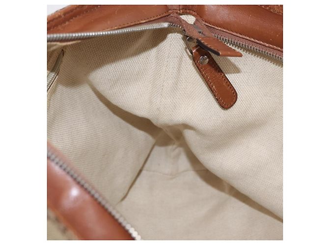 Borsa a tracolla GUCCI GG Canvas Web Sherry Line Beige Silver 308930 Auth ka6334 Argento - vista 26
