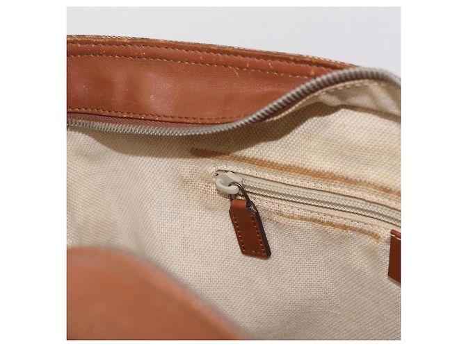Borsa a tracolla GUCCI GG Canvas Web Sherry Line Beige Silver 308930 Auth ka6334 Argento - vista 28