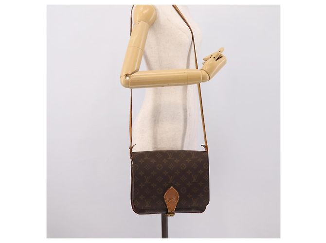LOUIS VUITTON Monogram Cartouchiere GM Shoulder Bag M51252 LV Auth bs37135 Monogramma - vista 28
