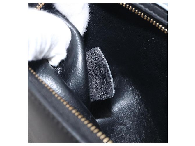 Céline Borsa a mano CELINE Trapeze in pelle 2 vie azzurro e oro autentica 204832V D'oro Blu chiaro - vista 11
