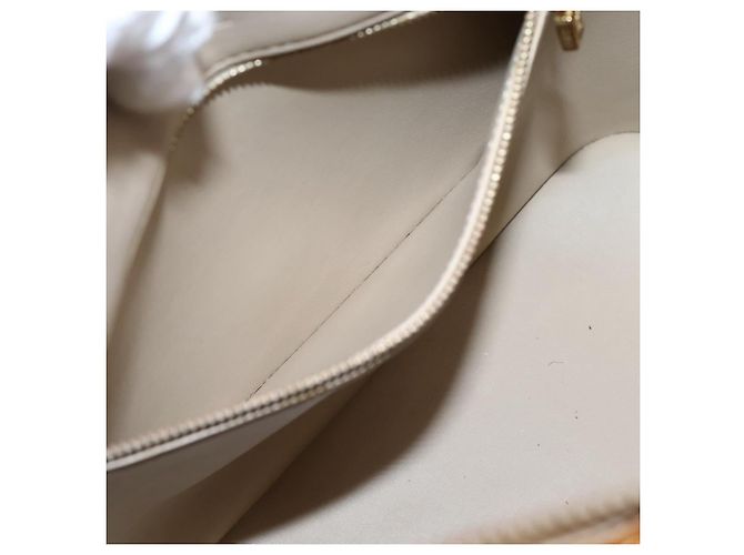 Borsa a mano LOUIS VUITTON Monogram Vernis Houston Beige M91004 LV Auth ep15845 - vista 26