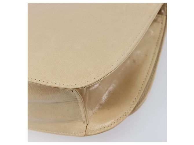 PRADA Schultertasche mit Kette aus Leder Beige Auth bs37117 - Ansicht 17