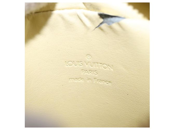 LOUIS VUITTON Monogram Vernis Wooster Bag Lime Yellow M91075 LV Auth ep15950 Golden - view 27