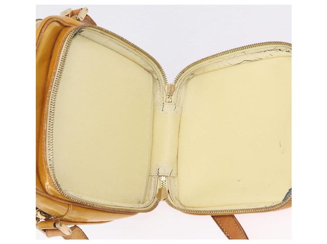 LOUIS VUITTON Monogram Vernis Wooster Bag Lime Yellow M91075 LV Auth ep15950 Golden - view 30