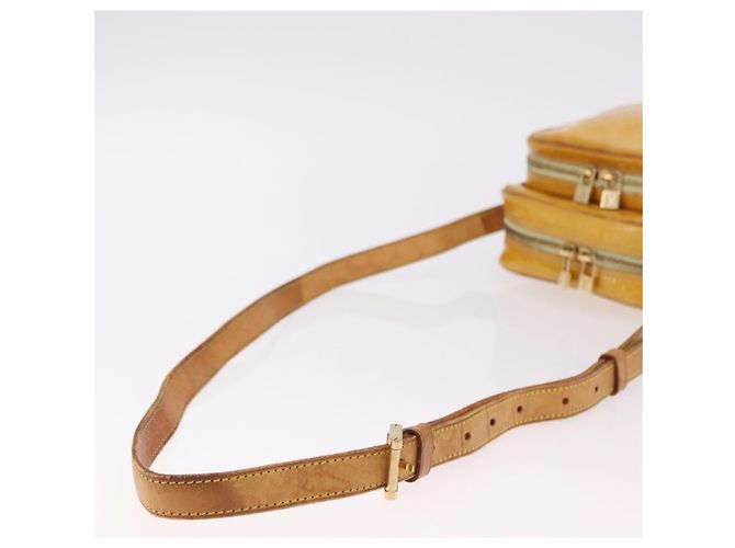 LOUIS VUITTON Monogram Vernis Wooster Bag Lime Yellow M91075 LV Auth ep15950 Golden - view 9