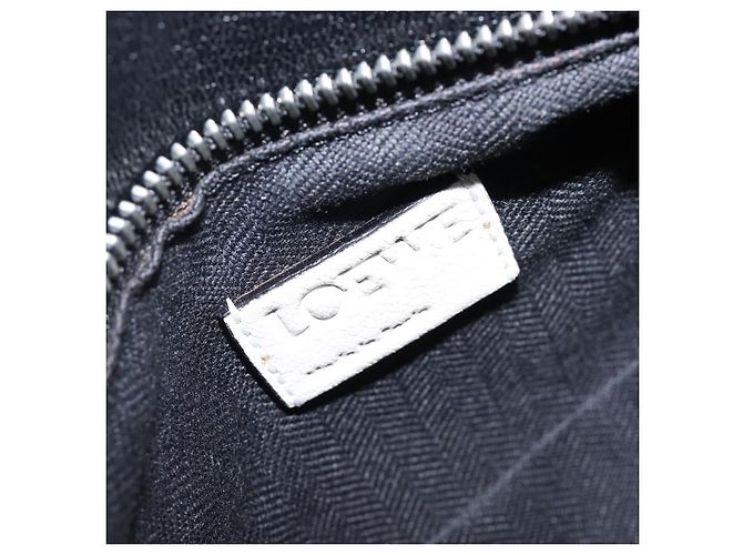 LOEWE Puzzle Bag Medium Handtasche Leder 2way Rot Silber Auth LN127M - Ansicht 24