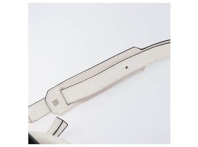 LOEWE Puzzle Bag Medium Handtasche Leder 2way Rot Silber Auth LN127M - Ansicht 9