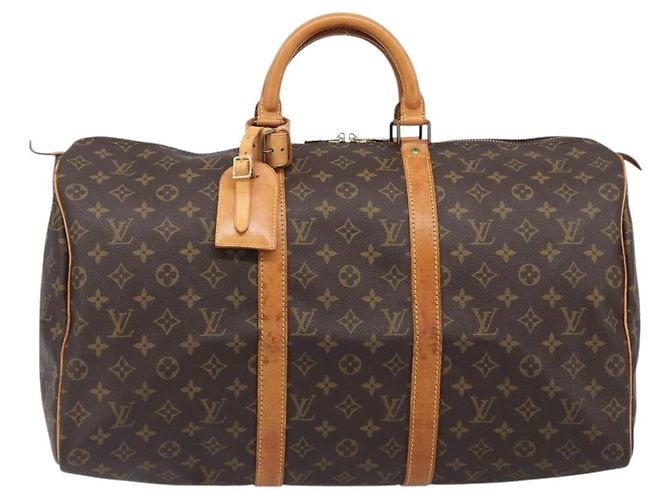 LOUIS VUITTON Monogram Keepall 50 Boston Bag M41426 LV Auth ka6302 Monogramm - Ansicht 13