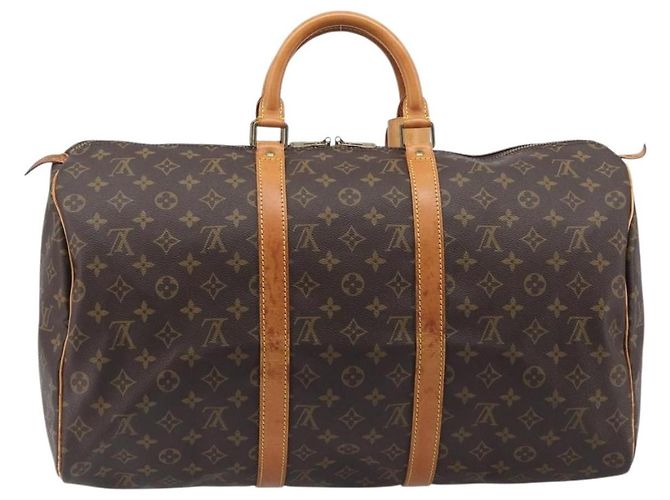 LOUIS VUITTON Monogram Keepall 50 Boston Bag M41426 LV Auth ka6302 Monogramm - Ansicht 2